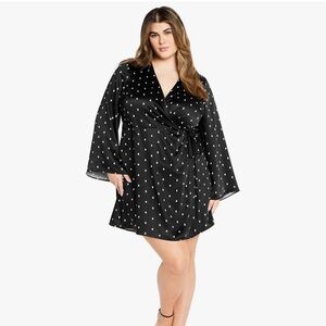 City Chic Women's Plus Size Dress Amira Spot